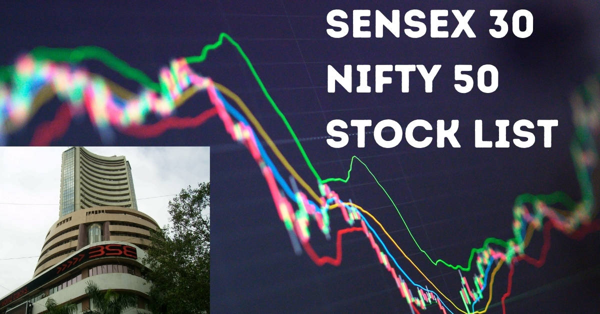 List Of Nifty Sensex Companies Code NSE BSE